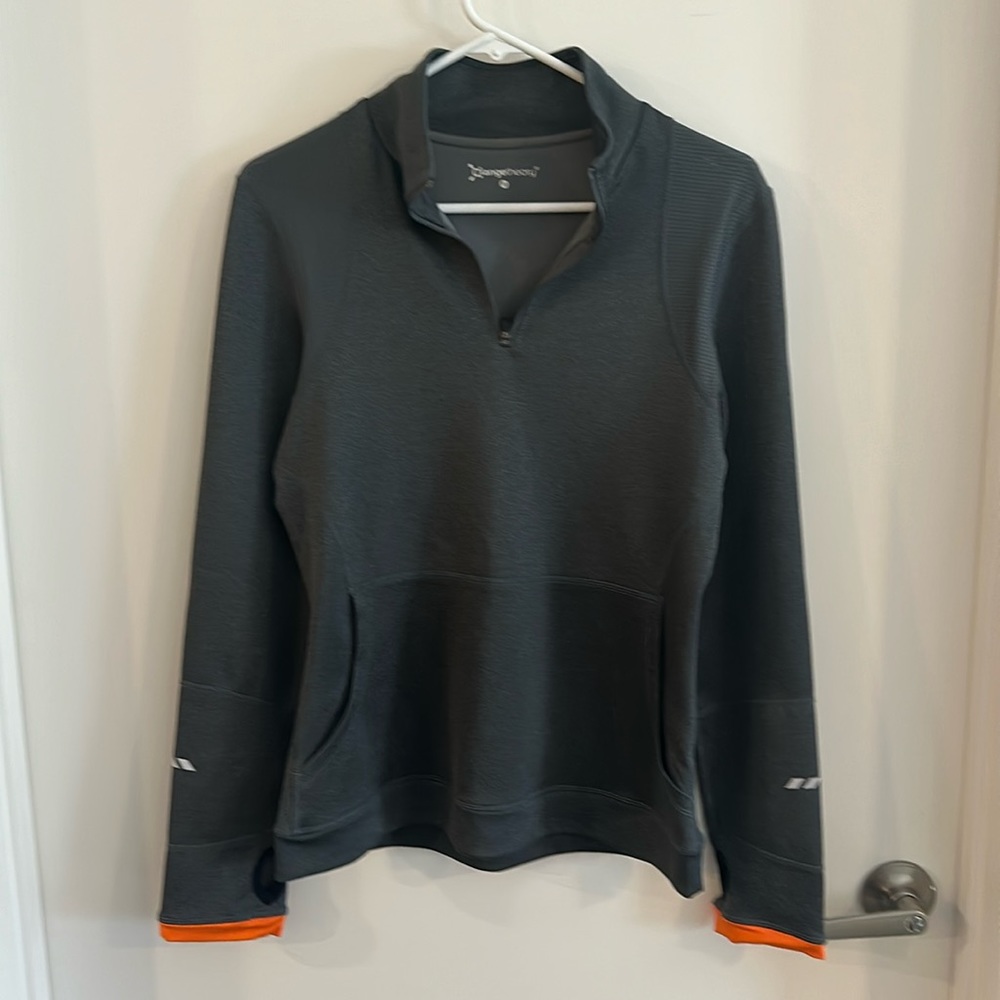 Orangetheory Gray Jacket with Orange Accents
